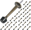 HOMOTEK 30Pack Heavy Duty Solid Rigid Door Stop by HOMOTEK