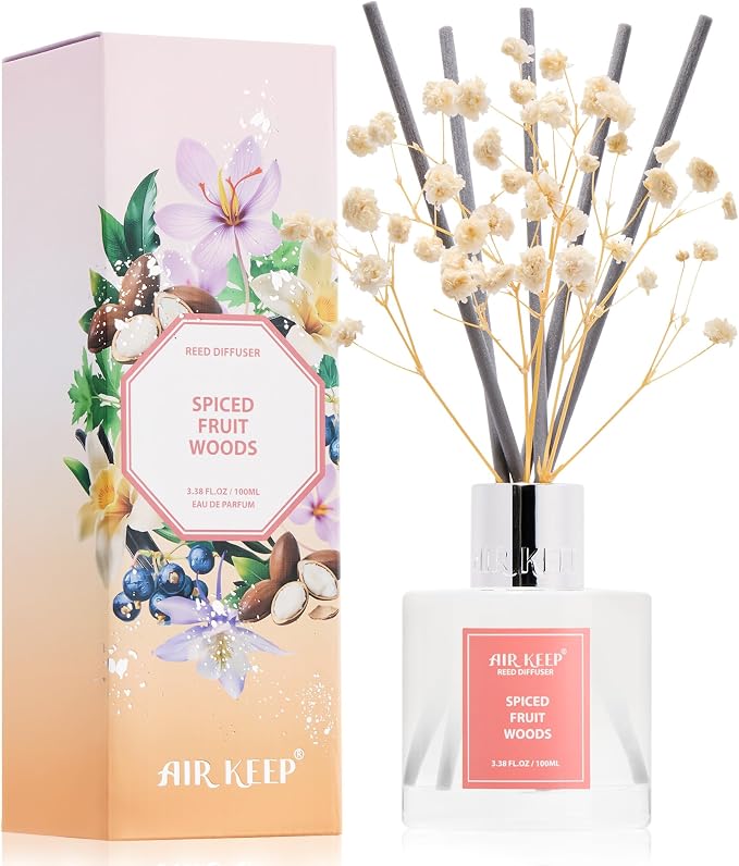 Reed Diffuser Set, 3.38 fl oz by Airkeep