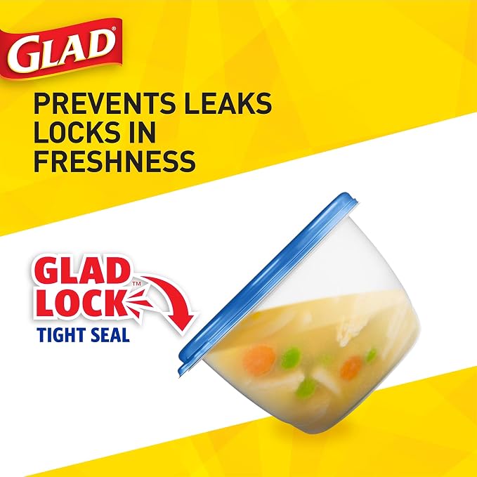 Glad GladWare MatchWare Food Storage Containers, 20 Piece Variety Pack - Image 4