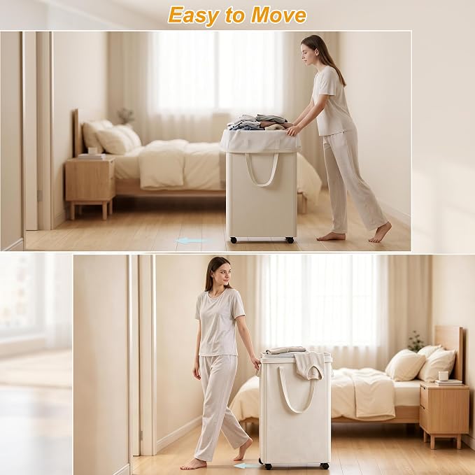 efluky Slim Laundry Hamper - Image 5