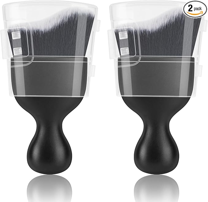 Amrules 2 Pcs Car Interior Detailing Brush Cleaning Tools, Gentle on Surfaces by Amrules