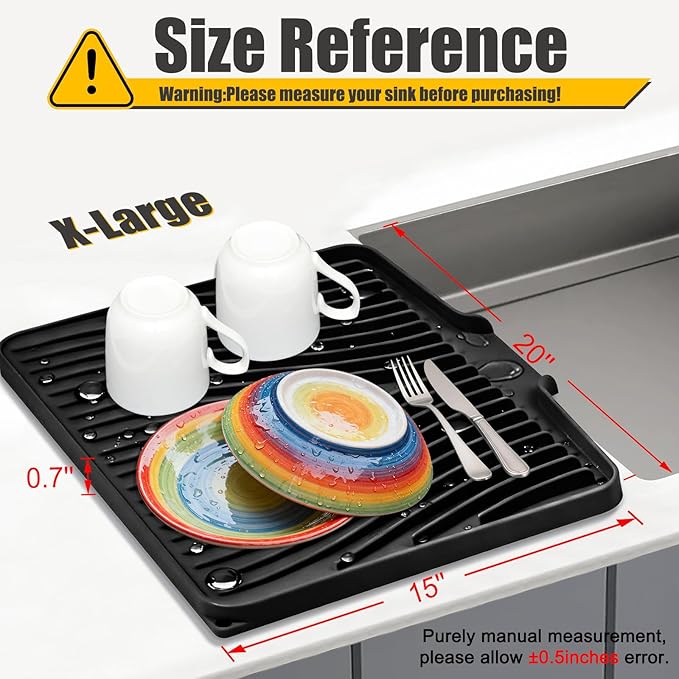 TIKNIK Silicone Dish Drying Mat - Image 2