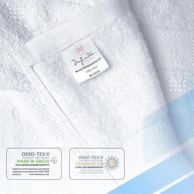 Infinitee Xclusives 100% Ring-Spun Cotton Bath Towels - Image 5