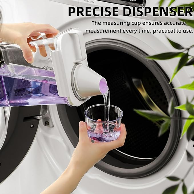 Covzoe 3 Pack Laundry Detergent Dispenser, 61 Oz Laundry Powder Containers - Image 5