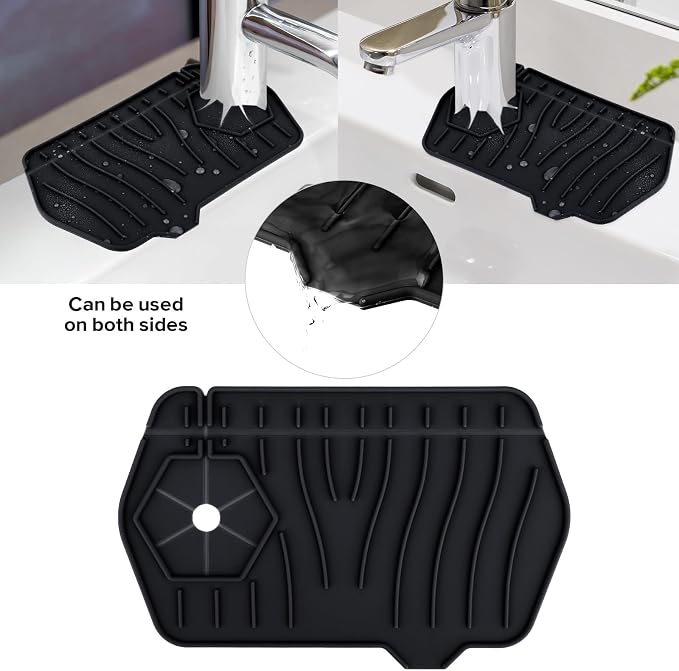 Silicone Sink Splash Guard Kitchen Splash Guard - Image 3