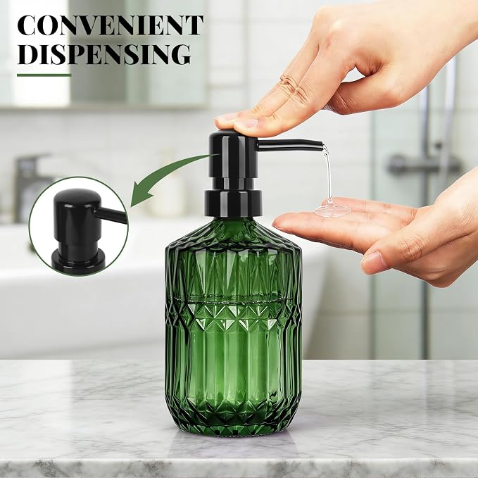 13.5oz Glass Soap Dispenser - Image 4