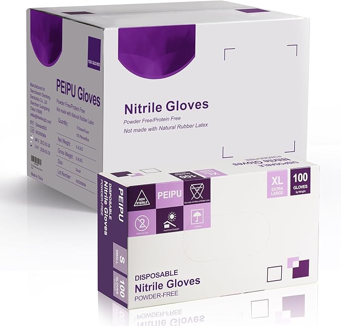 PElPU Nitrile Gloves, Disposable cleaning, Powder Free, Latex Free, Non-Sterile - Image 7