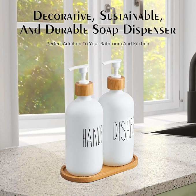 Arktek Glass Soap Dispenser Set - Image 5