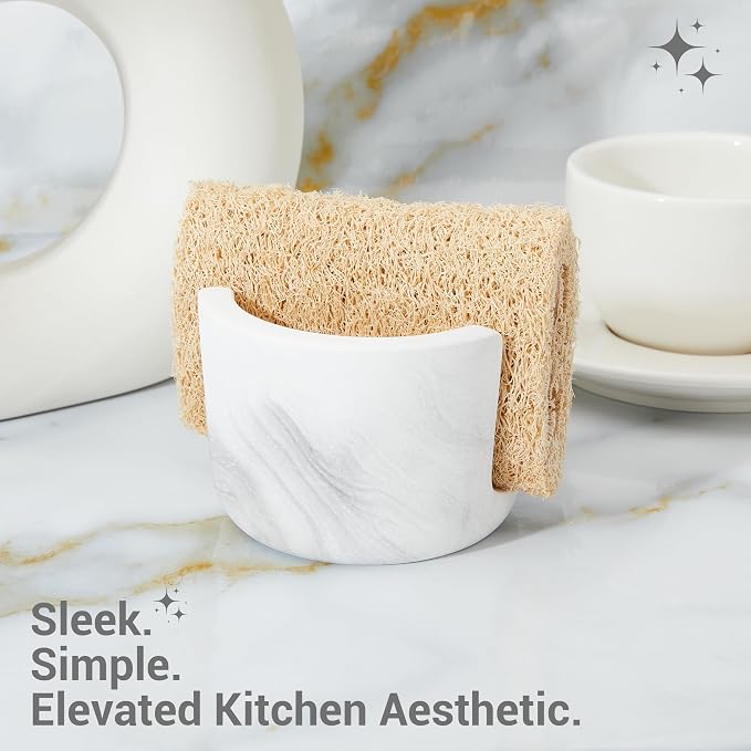 Diatomite Sponge Holder for Kitchen Sink Counter, Quick Drying, Fast Water - Image 2