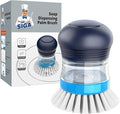 MR.SIGA Soap Dispensing Palm Brush, 1 Pack, palm scrubber, palm scrub brush by MRSIGA
