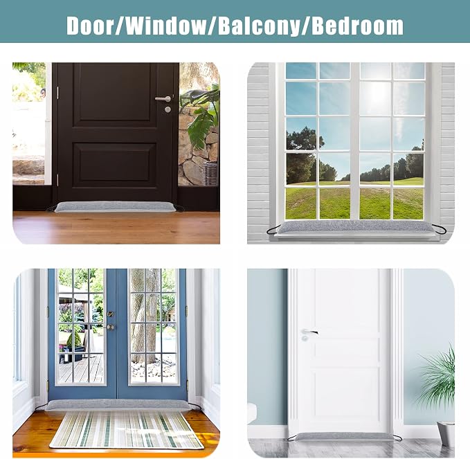 Under Door Draft Stopper 32 inch Wind Stopper - Image 6