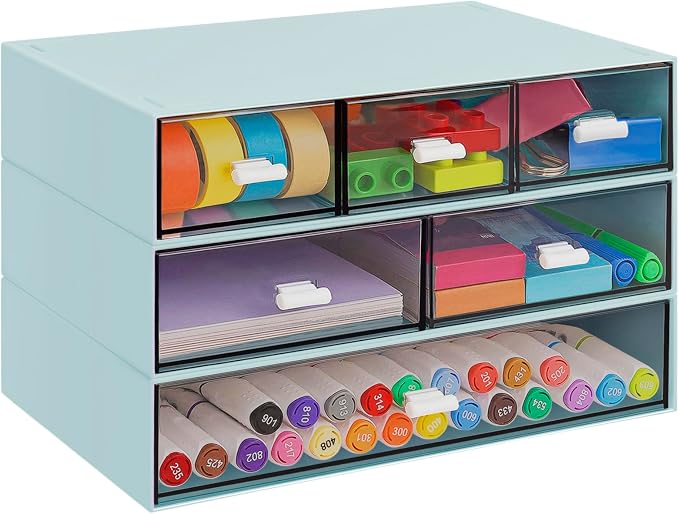 3 Tier Stackable Desk Organizer by YOCOMEY