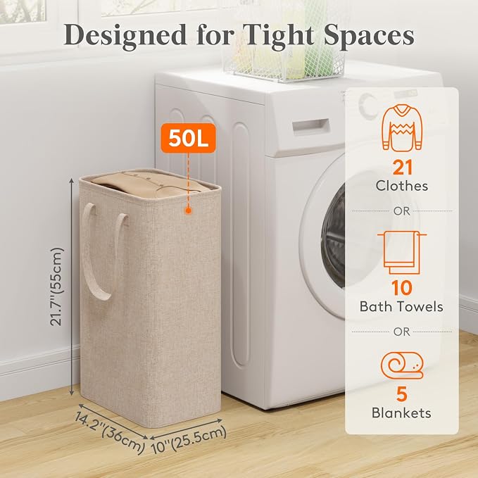 Lifewit Slim Collapsible Laundry Basket - Image 2