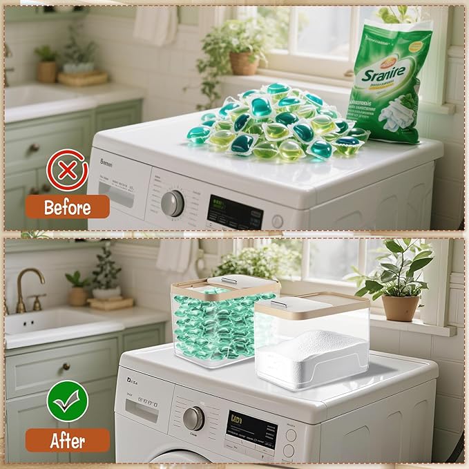 Large Laundry Pods Container - Image 6