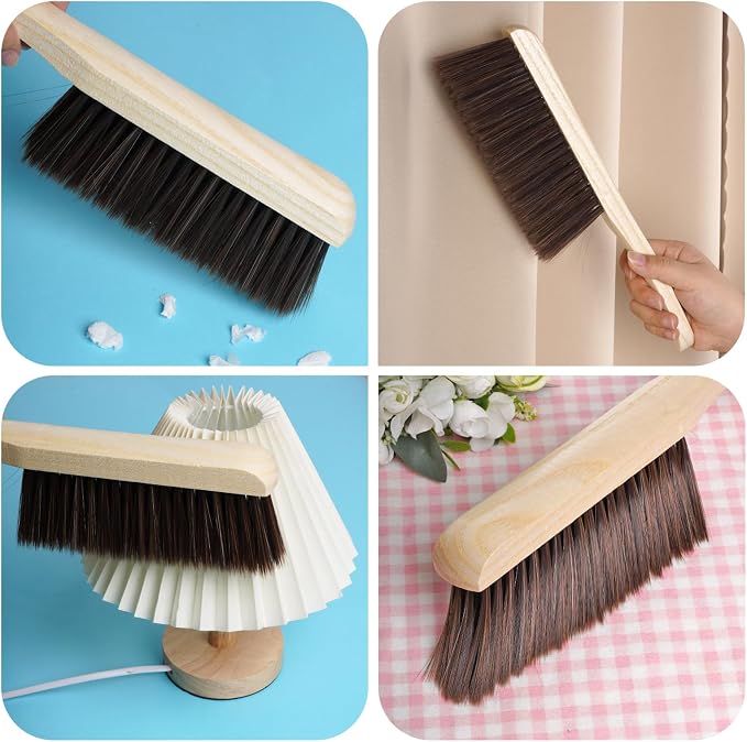 Rbenxia Wooden Handle Bench Brushes Soft Household Dust Cleaning Brushes | Soft - Image 6