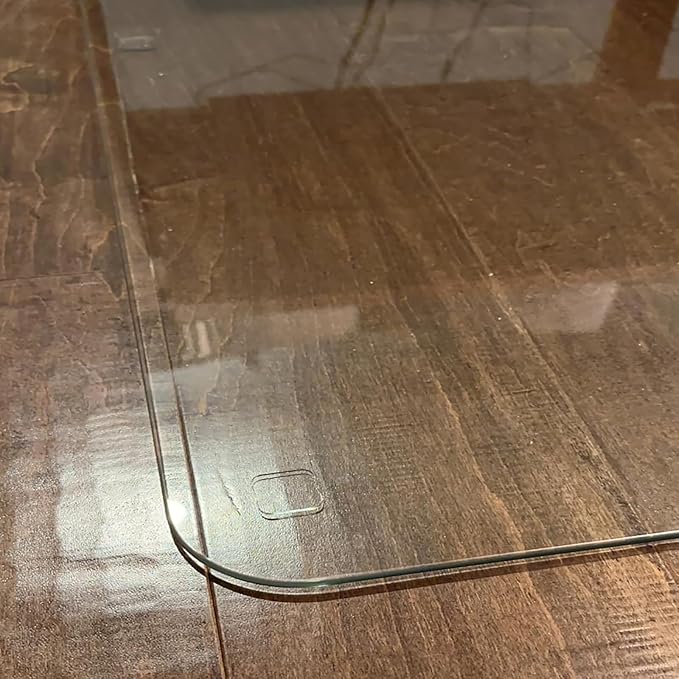 Extremely Soft Glass Table Top Bumper, Anti Slide and Scratch for Glass Table, Transparent Non-Adhesive Rubber Pads for Glass Table Top Spacer. to Avoid The Movement of Glass (Round & Square, 40 PCS)