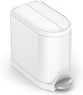 simplehuman Butterfly Step Can, 10L / 2.6 Gallon Compact Bathroom Trash Can by Unknown