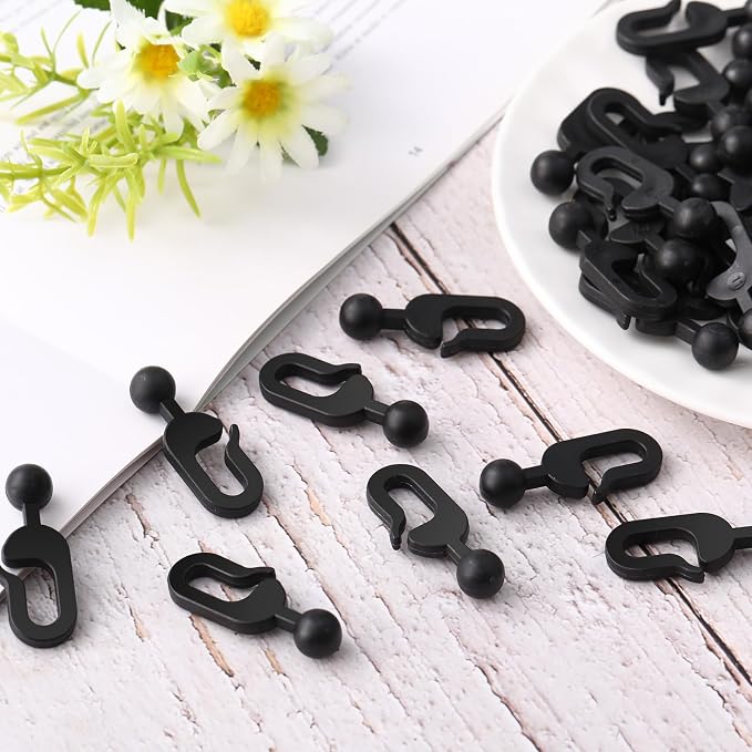 Colingmill 50 Pcs Plastic Curtain Track Hooks - Image 7