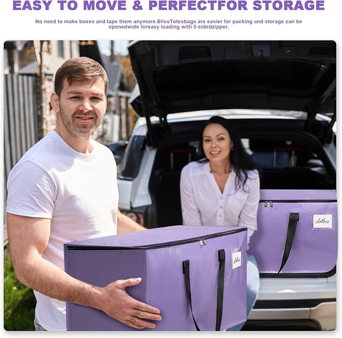 Moving Bags Heavy Duty Lavender Purple – Large Packing Bags - Image 4