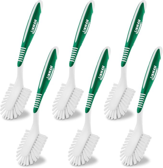 Libman All-Purpose Kitchen Brush, Dishwasher Safe, 6 Pack by TheLibmanCompany