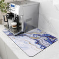 AMOAMI Dish Drying Mat for Kitchen Counter-Coffee Mat Bar Accessories, Hide by AMOAMI