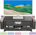 Desk Organizer and Accessories, 2-Tier Computer Monitor Stand Riser by OPNICE
