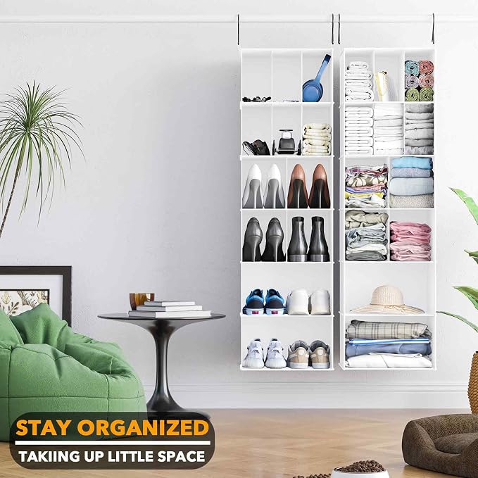 SpaceAid 2 Pack Hanging Closet Organizer and Storage - Image 7