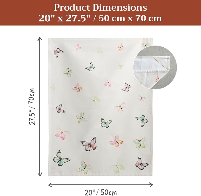 Maison d' Hermine Kitchen Towels Set of 3 Reusable 100% Cotton 27.50" x 20" - Image 7