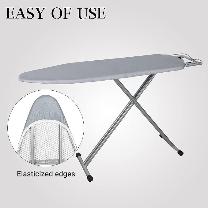 ZOES HOMEWARE Ironing Board Cover and Pad | 100% Cotton Cover - Image 5