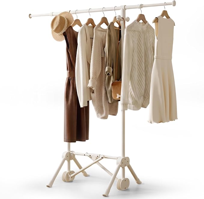 Small Clothes Rack, Foldable Clothing Rack by GameGem