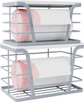 TIDIIABODE 2 Pack Gray Trash Bag Organizer by TrashBagHolder