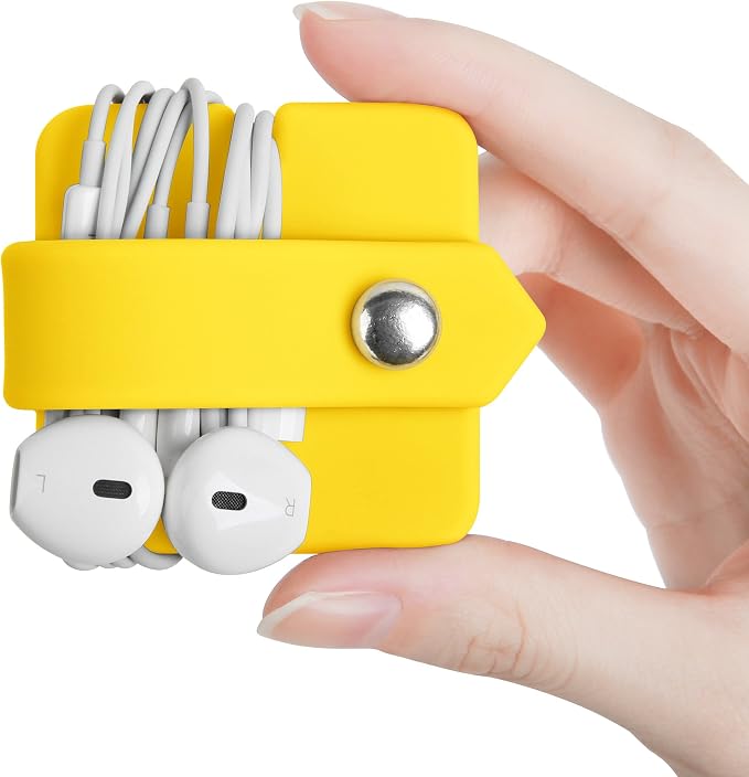 Cord Organizer Tangle-Free Earphone Organizer Headphone Earphone Cable - Image 2