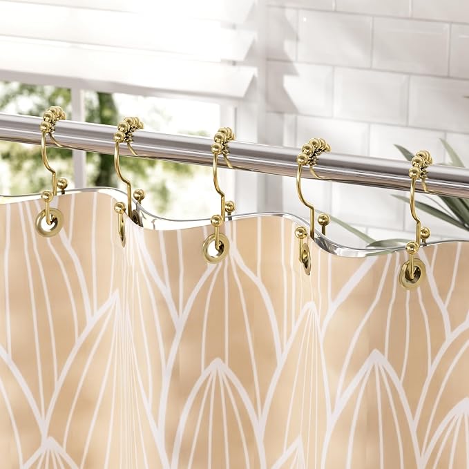 Gold Shower Curtain Hooks Rings, Stainless Steel Shower Curtain Rings - Image 8