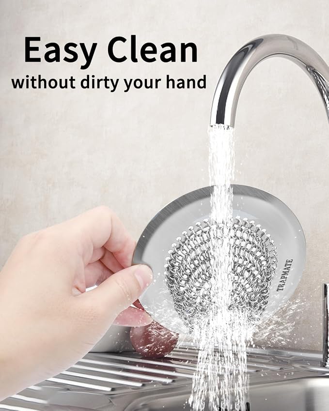 Reversible Kitchen Sink Drain Strainer Basket, Fits Sink & Garbage Disposal | - Image 4