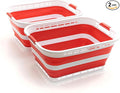 SAMMART 42L Collapsible Plastic Laundry Basket by SAMMART