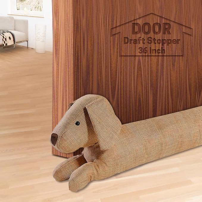 SWISSELITE 36 Inch Under Door Stopper, Decorative Door Noise Blocker | Weighted by SWISSELITE