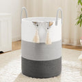 Artfeel Laundry Basket, Woven Cotton Rope Laundry Hamper, 80L by Artfeel