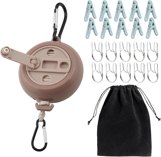 32Ft Portable Travel Clothesline is Also an Outdoor Camping Clothesline by Unknown