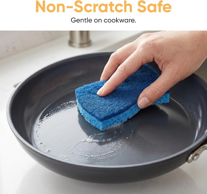 Non-Scratch Cellulose Sponge Kitchen Scrub Sponge - Image 4