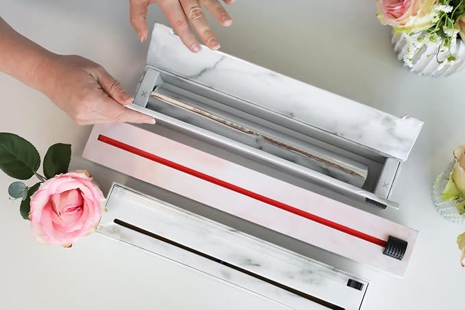 ChicWrap Carrara Marble Aluminum Foil Dispenser - Image 5