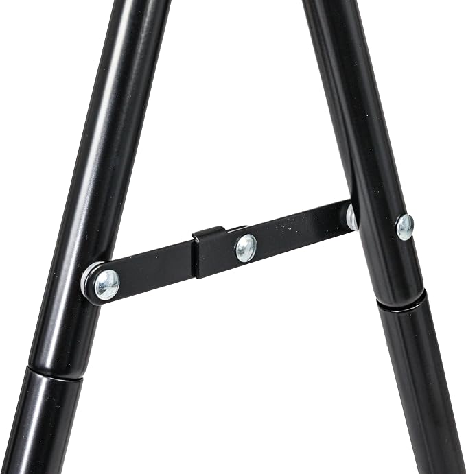 Household Essentials Valet Folding Clothes Rack, Strong Metal X-Frame, Chic - Image 7
