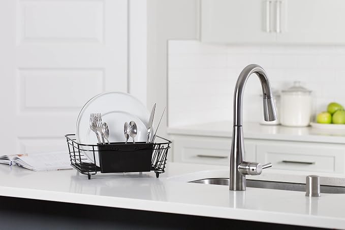 Better Houseware in-Sink Dish Drying Rack, Coated Steel, 14.5 x 13 x 5 Inch - Image 3