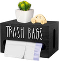 Wooden Trash Bag Dispenser Organizer by JOBVERT