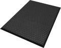 Hudson Exchange (3'x10') MaxCush Anti-Fatigue Comfort Industrial Ergonomic Mat Black