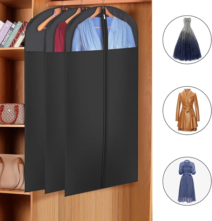 Univivi Garment Bag Suit Bag for Storage and Travel, 54 Inch, Oxford Fabrics - Image 4
