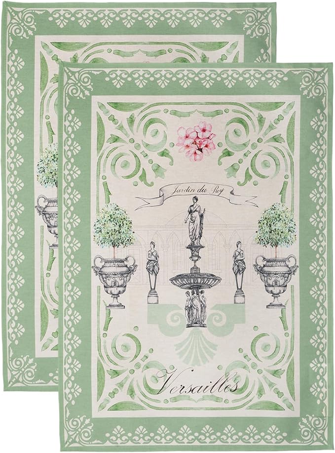 Maison d' Hermine Kitchen Towels Set of 2 Reusable 100% Cotton 27.50" x 20" by MaisondHermine