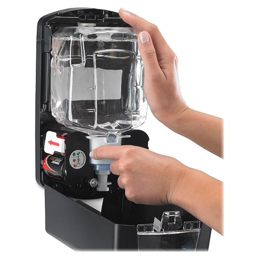 GOJO LTX-12 Automatic Foam Hand Soap Dispenser Chrome 1200mL 1ct - Image 6
