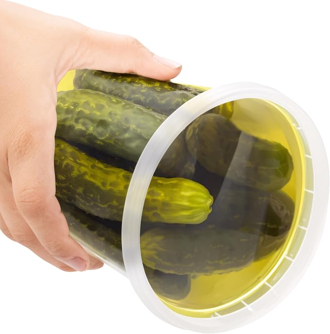 TashiBox 24 Sets 32 oz Plastic Deli Containers - Image 2