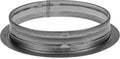 Repa Market 6'' Inch Metal Duct Connector Flange - Air Tight Vent Duct Collar - for Connecting Exhaust, Intake Flex and Straight Ducting - Heating, Cooling Universal HVAC Adapter - Home, Commercial