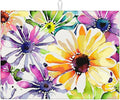 Colorful Flowers Dish Drying Mat by indokyeyqaz